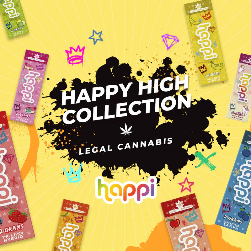 HAPPI THC-X Disposable Vape, Cartridges & HAPPI THC-M Disposable SG Fulfillment Center HAPPI THC-X Disposable Vape, Cartridges & HAPPI THC-M Disposable SG Fulfillment Center