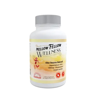Mellow Fellow Burn Blend Wellness Gummies | (30ct) 300mg