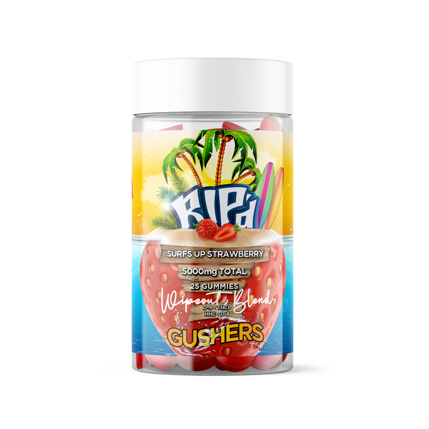 RIP’D Gushers Wipeout Blend Nano Gummies I 5000MG