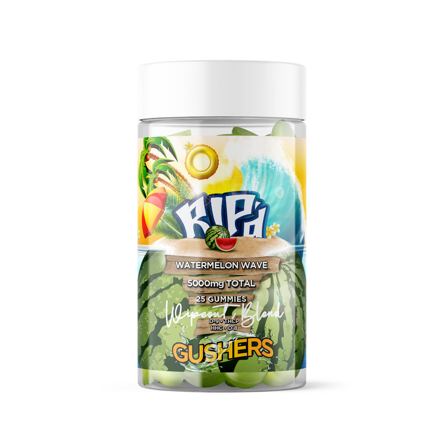 RIP’D Gushers Wipeout Blend Nano Gummies I 5000MG