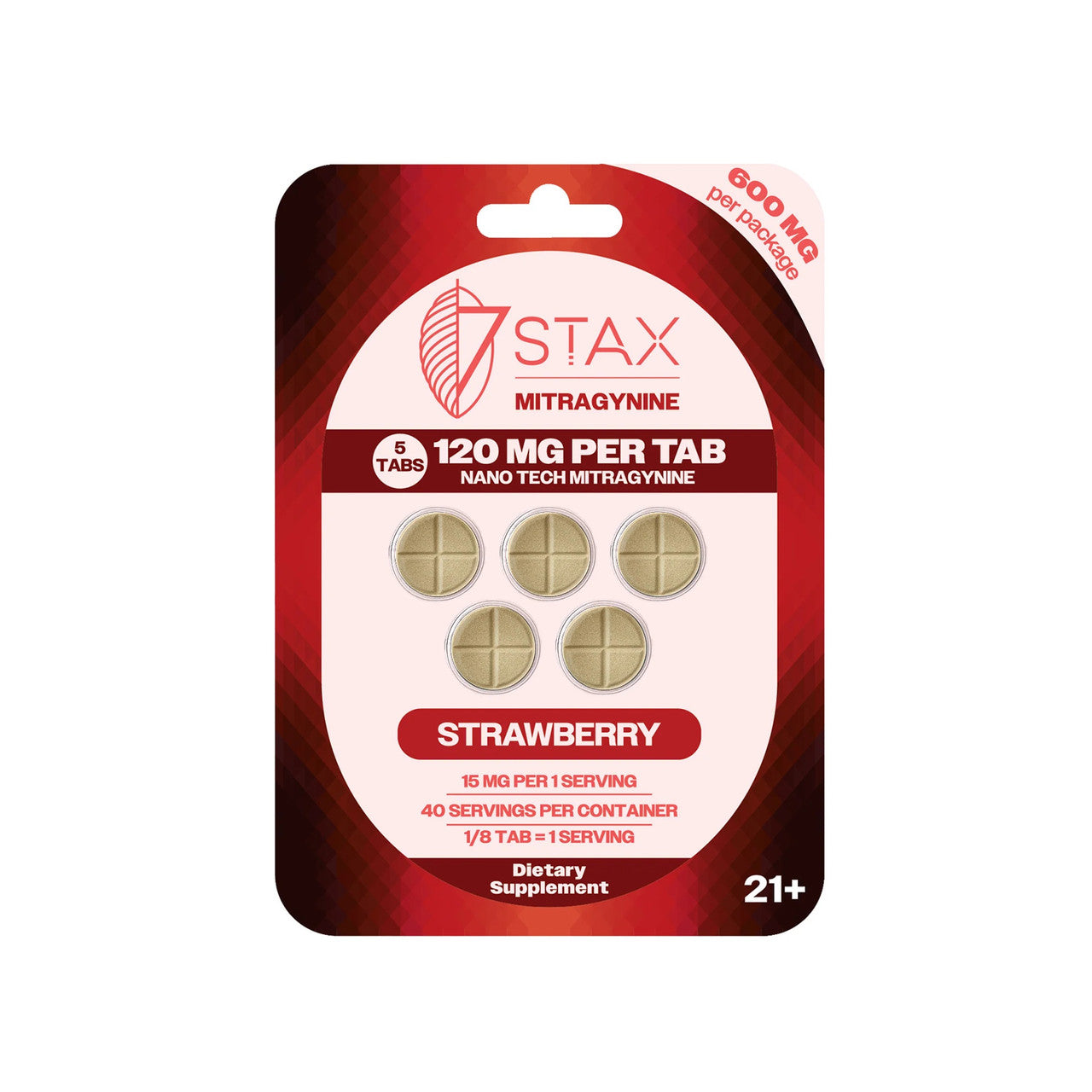 7Stax Nano Tech MIT Kratom Tablets (600mg - 5 Count)