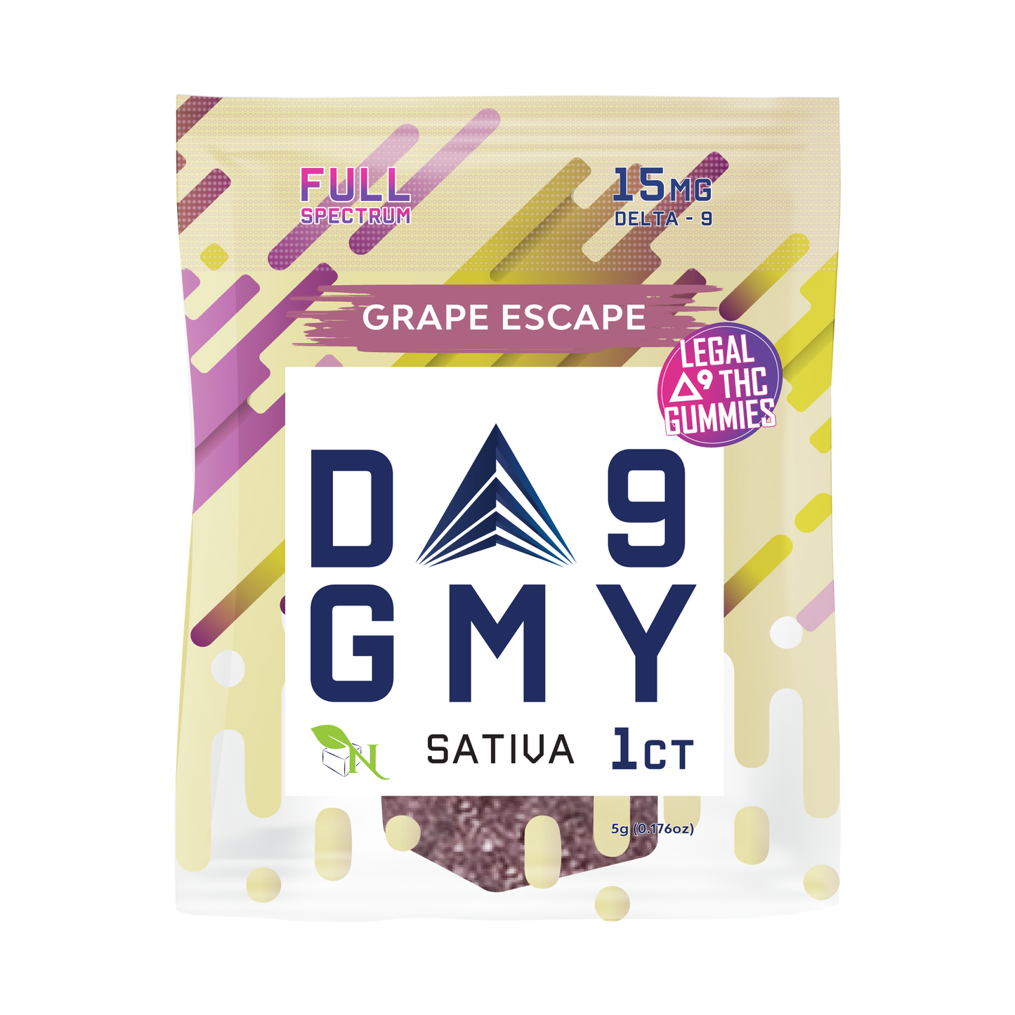 AGFN DELTA 9 THC GUMMIES Single Serve I 1ct