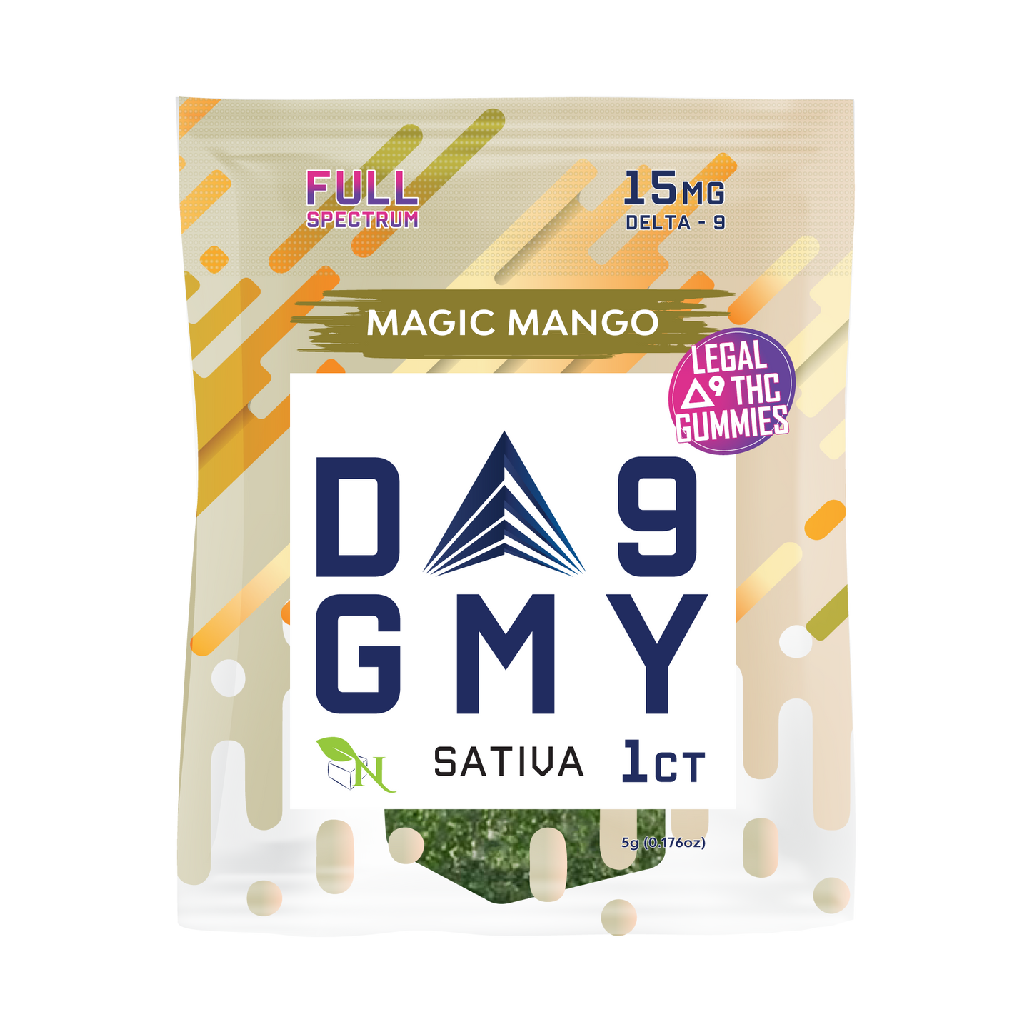 AGFN DELTA 9 THC GUMMIES Single Serve I 1ct