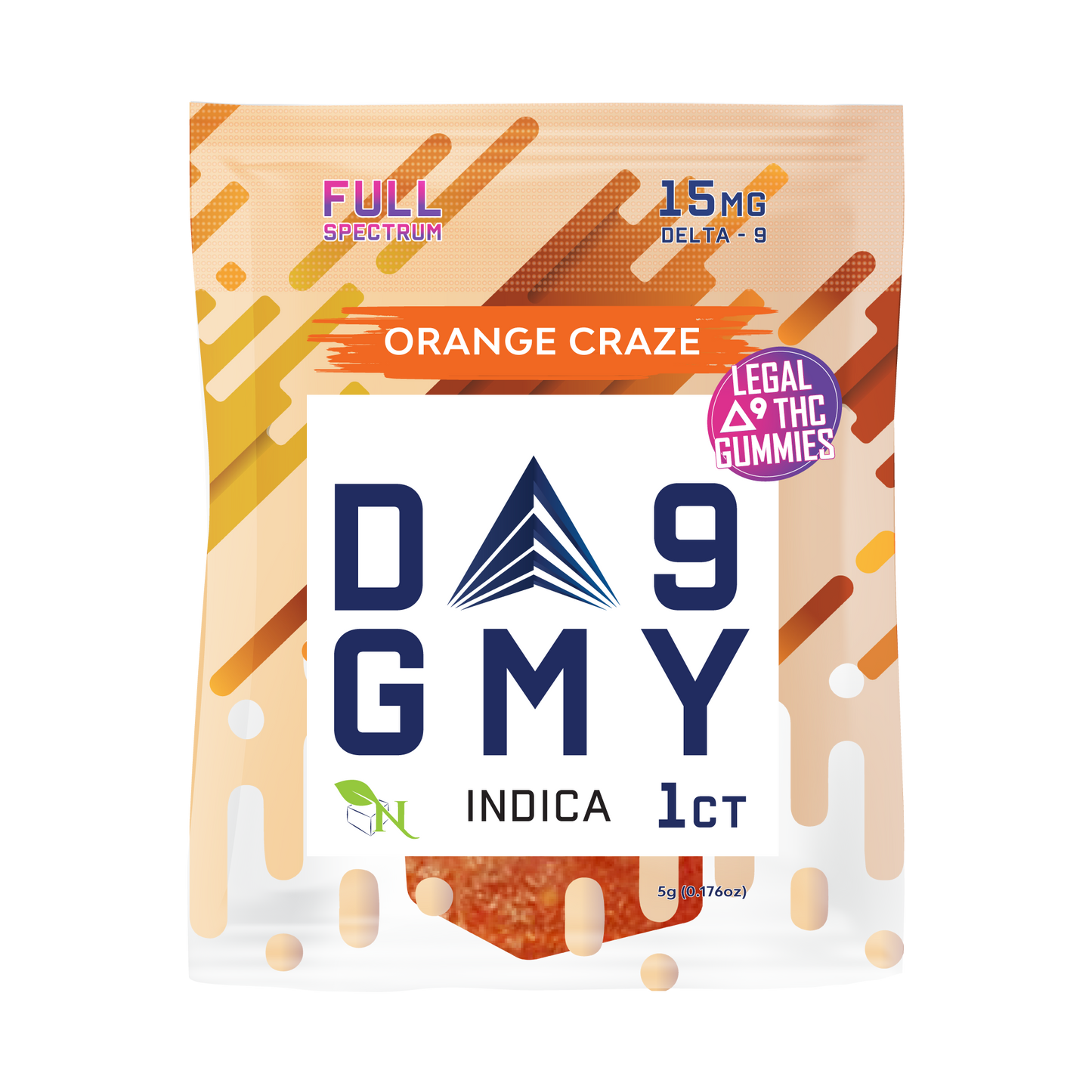 AGFN DELTA 9 THC GUMMIES Single Serve I 1ct