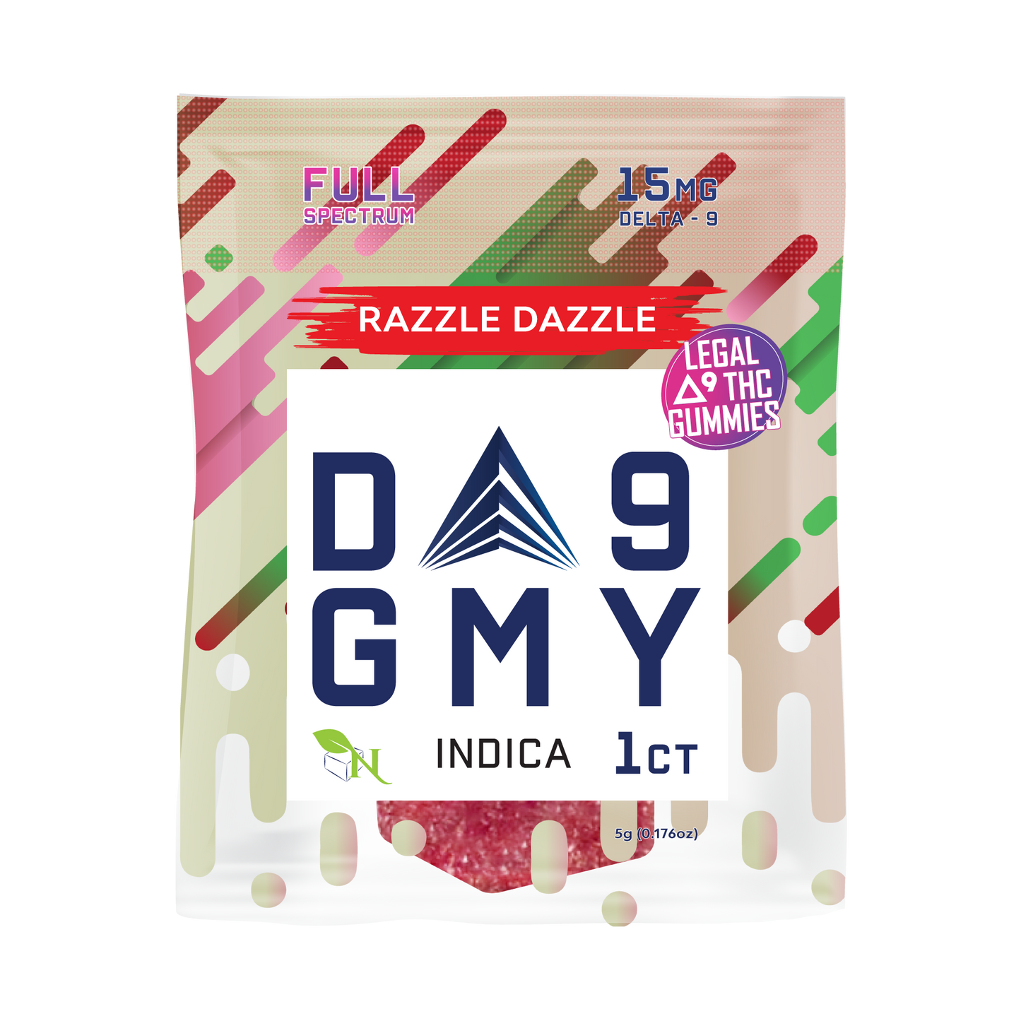AGFN DELTA 9 THC GUMMIES Single Serve I 1ct
