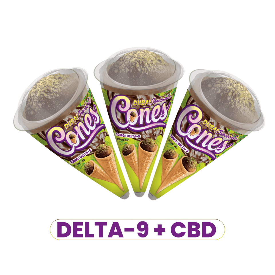 AGFN DELTA 9 CONES - DUBAI CHOCOLATE - 10MG