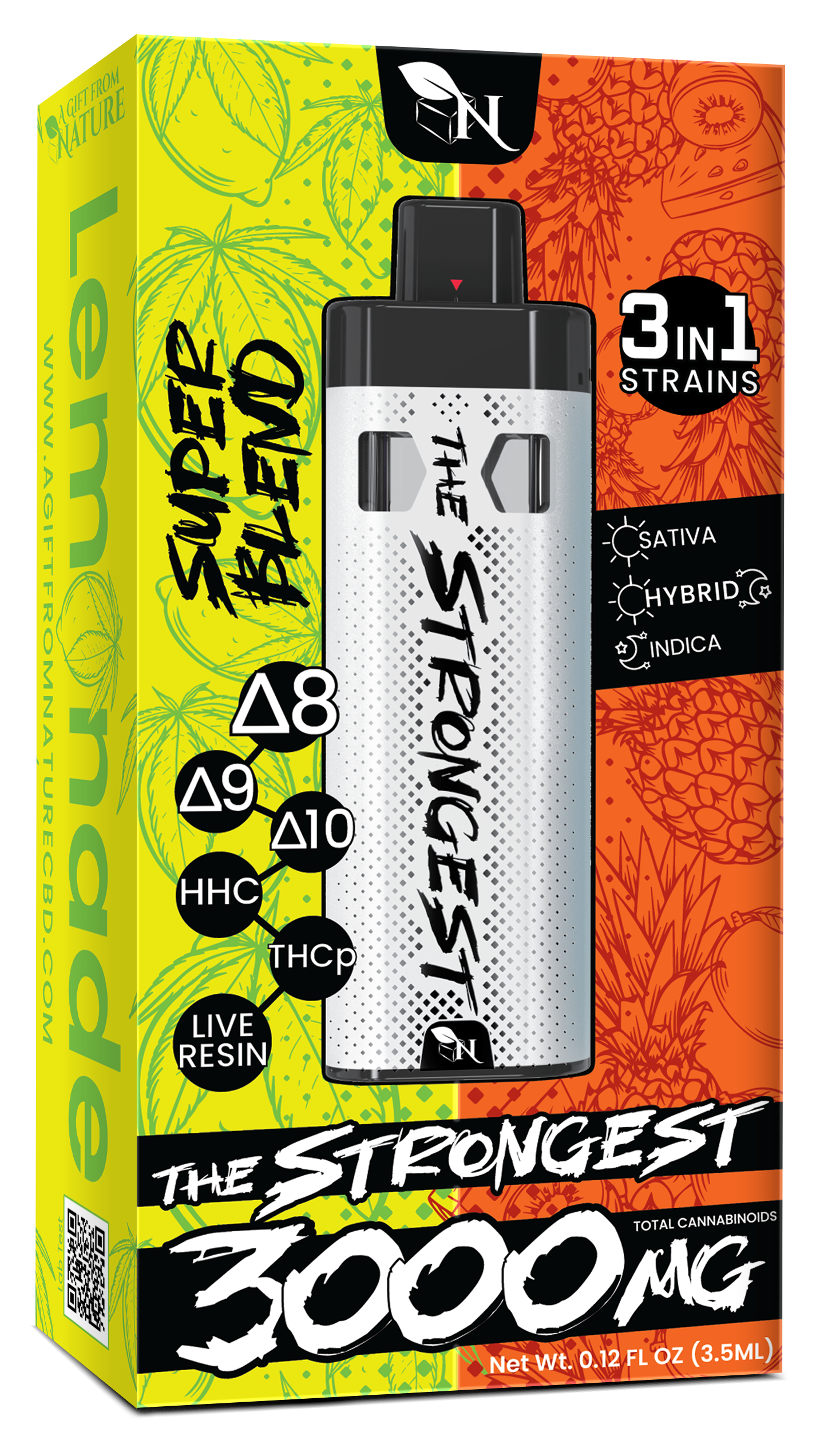AGFN - The Strongest Super Blend THC Disposable I 3ML