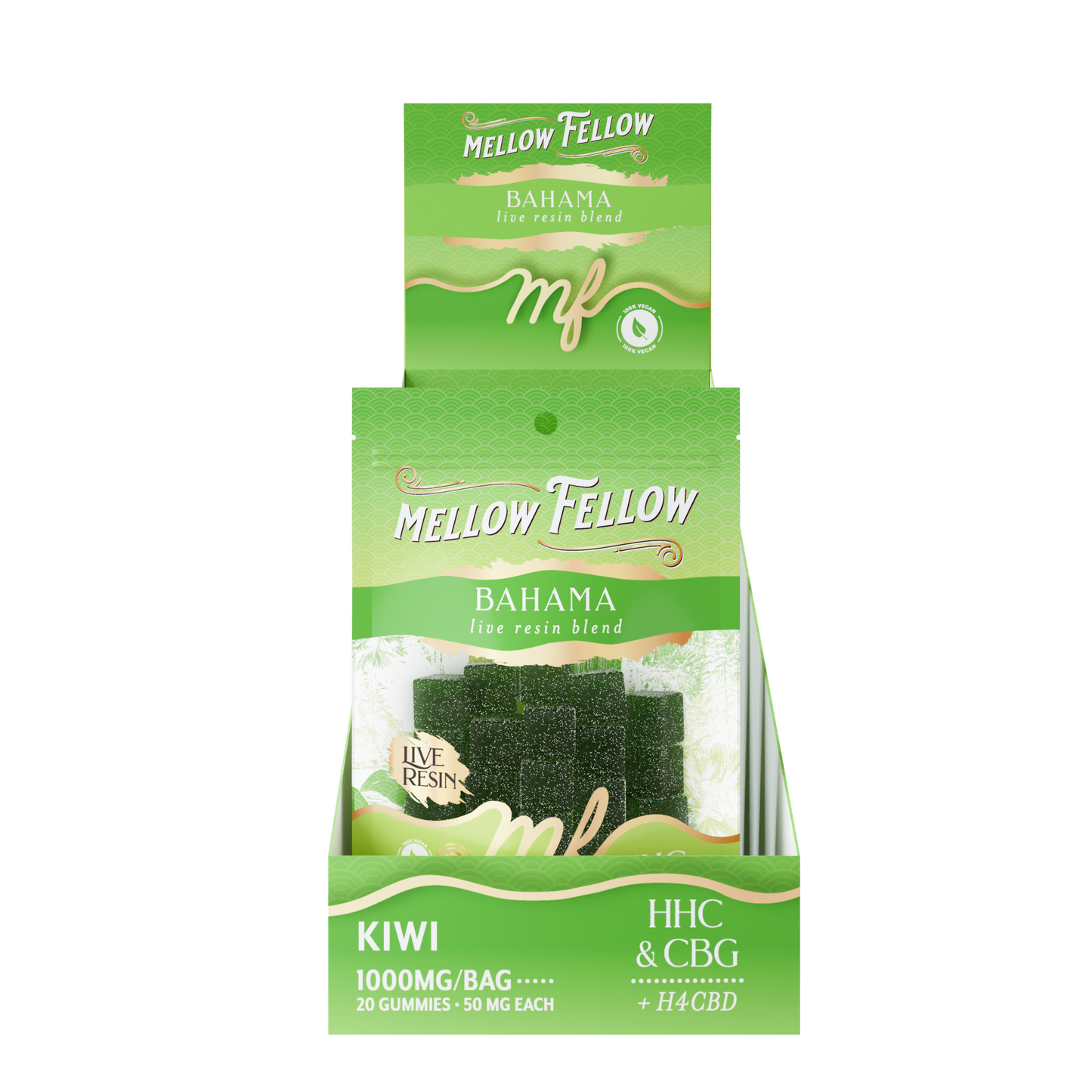 Mellow Fellow Bahama Blend Edibles Live Resin M-Fusion 1000mg