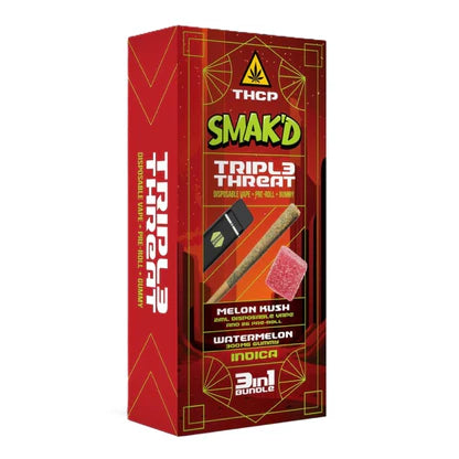 Smakd Triple Threat 3 in 1 - Gummy + Vape + Pre-Roll
