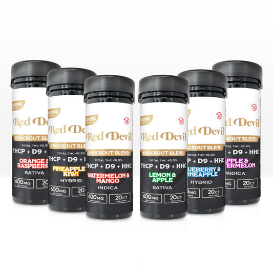 RED DEVIL D9 DUAL GUMMIES 12000MG BOTTLE 20CT