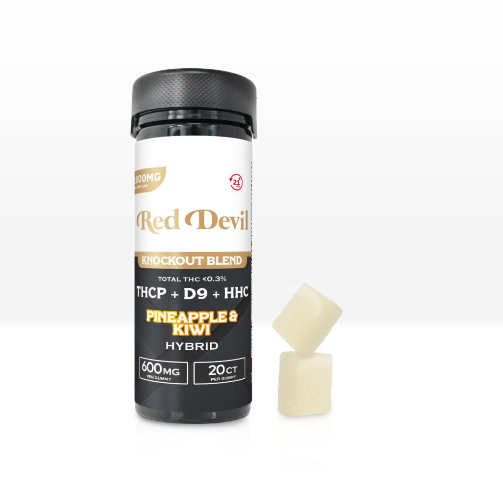 RED DEVIL D9 DUAL GUMMIES 12000MG BOTTLE 20CT