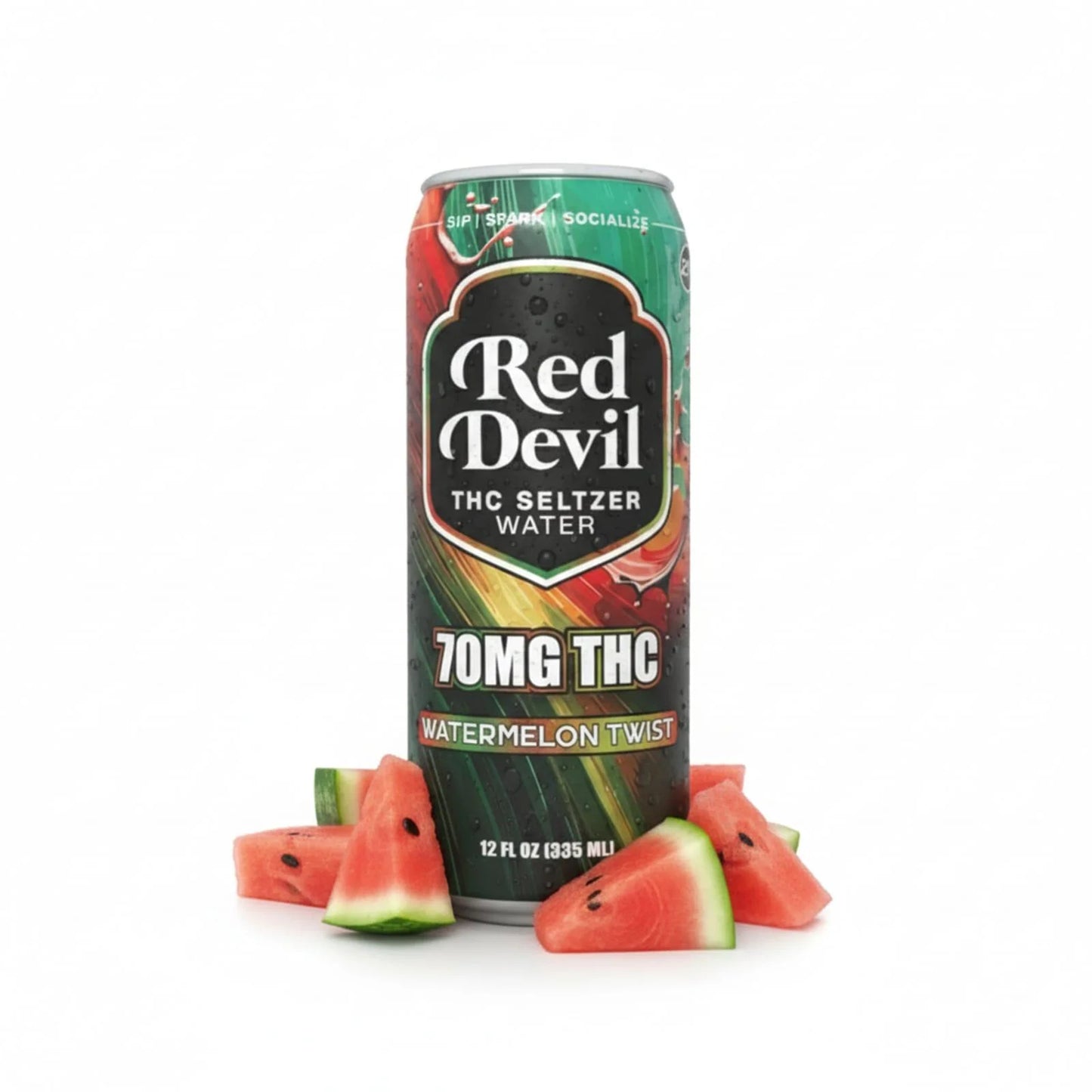 Red Devil THC Seltzer Water 30mg and 70mg - 12oz Cans
