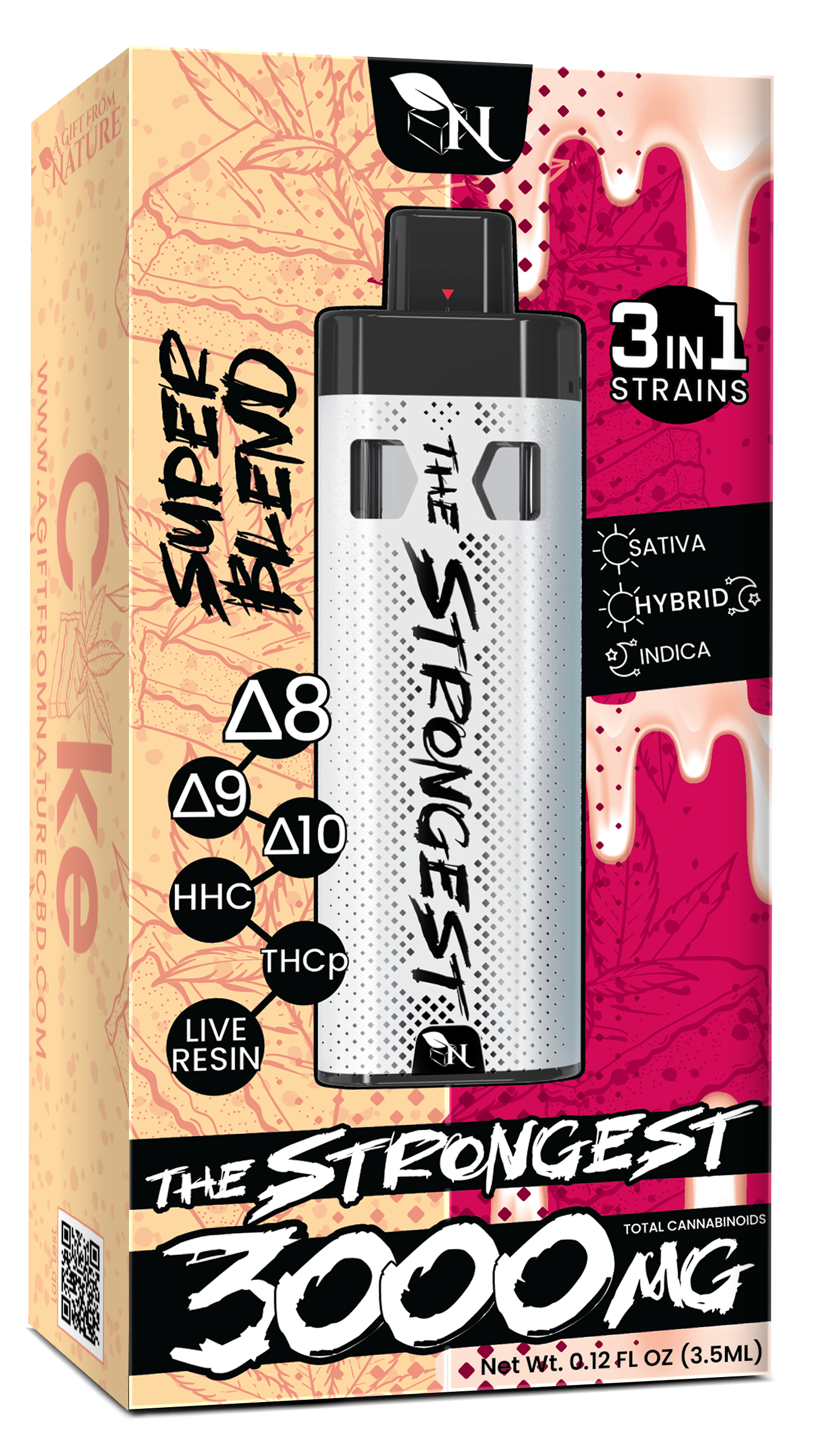 AGFN - The Strongest Super Blend THC Disposable I 3ML