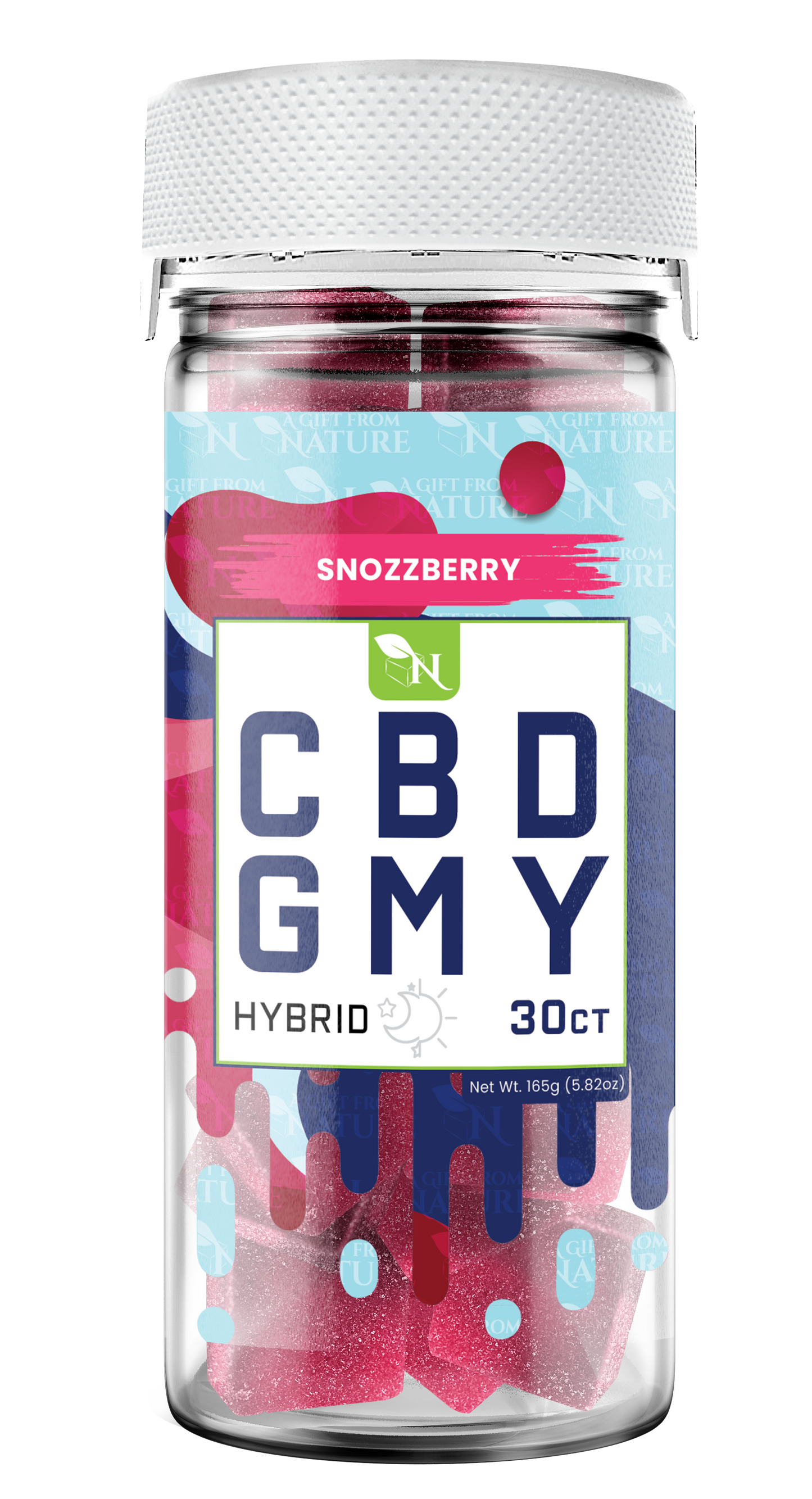 AGFN CBD GMY CBD Gummies I 1500MG/30ct/Jar