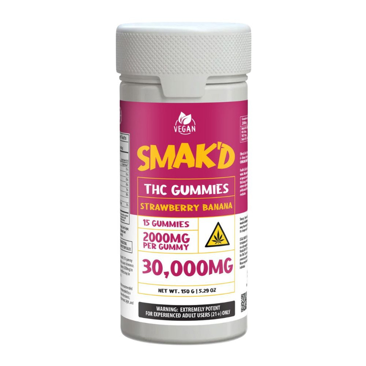 Smak'd THC Gummies 30000mg (15PCS/1000MG)