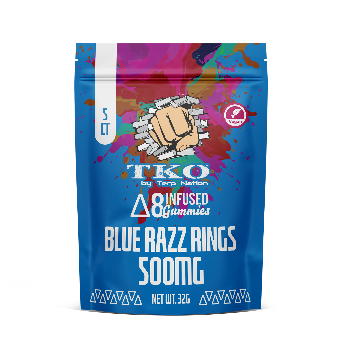 TKO Delta 8 Infused THC Gummies I 500mg