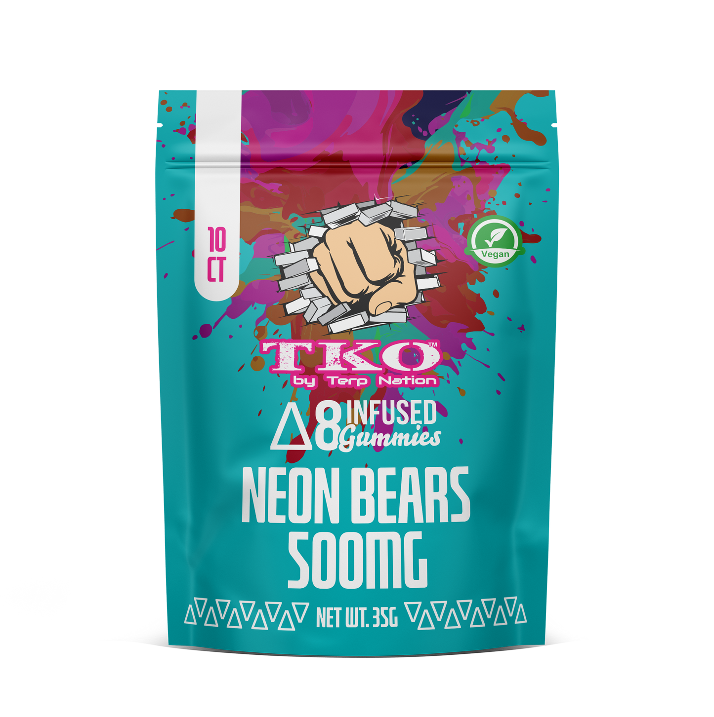 TKO Delta 8 Infused THC Gummies I 500mg