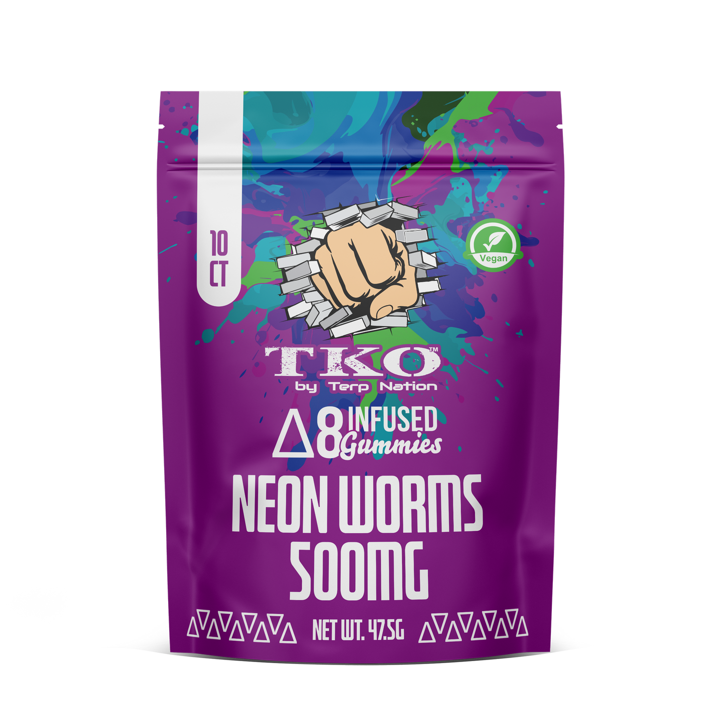 TKO Delta 8 Infused THC Gummies I 500mg