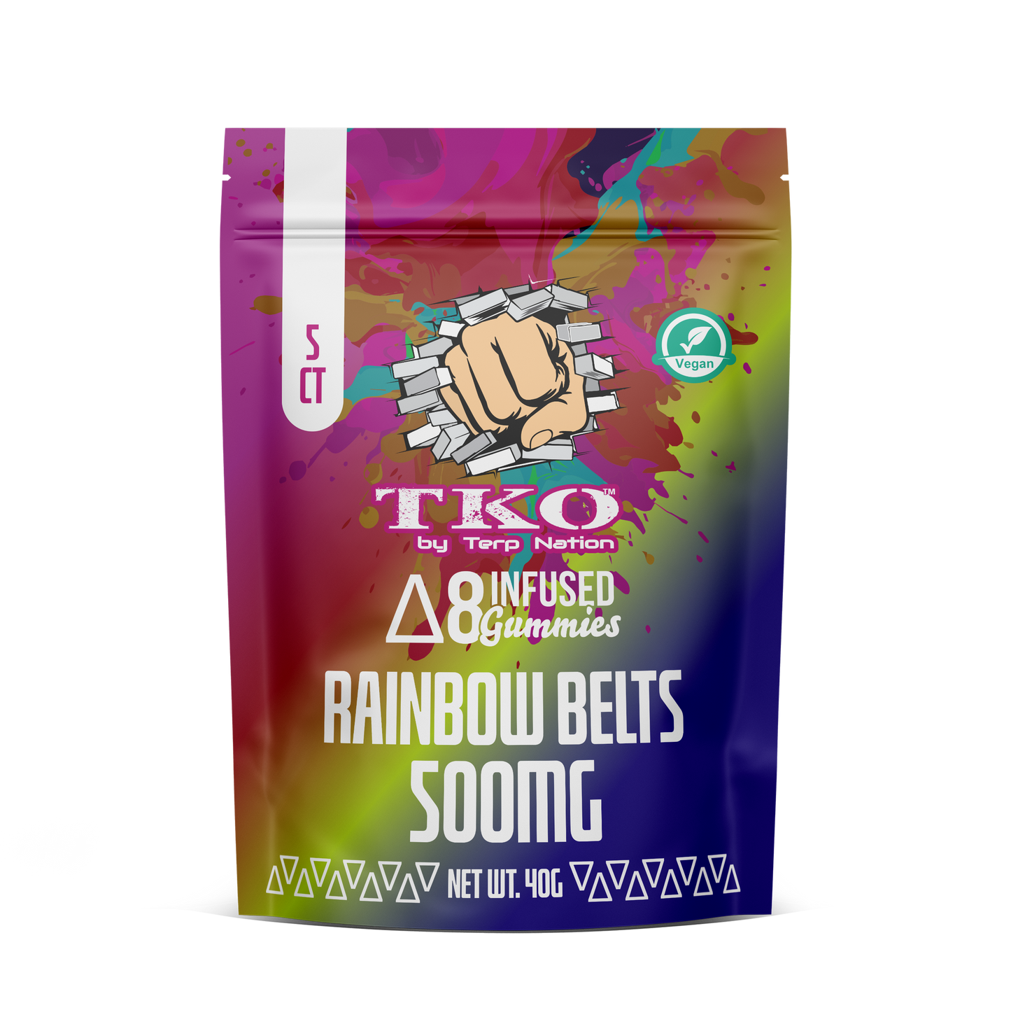 TKO Delta 8 Infused THC Gummies I 500mg