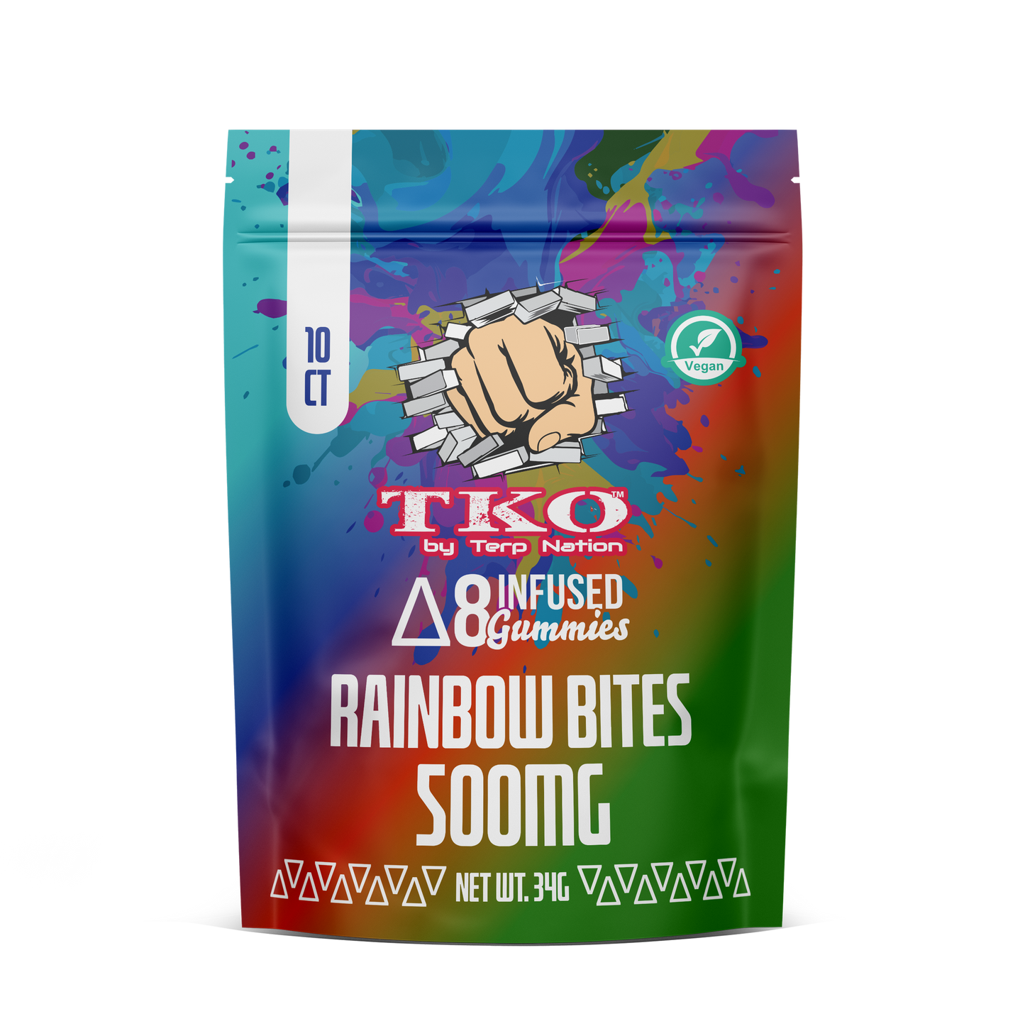 TKO Delta 8 Infused THC Gummies I 500mg