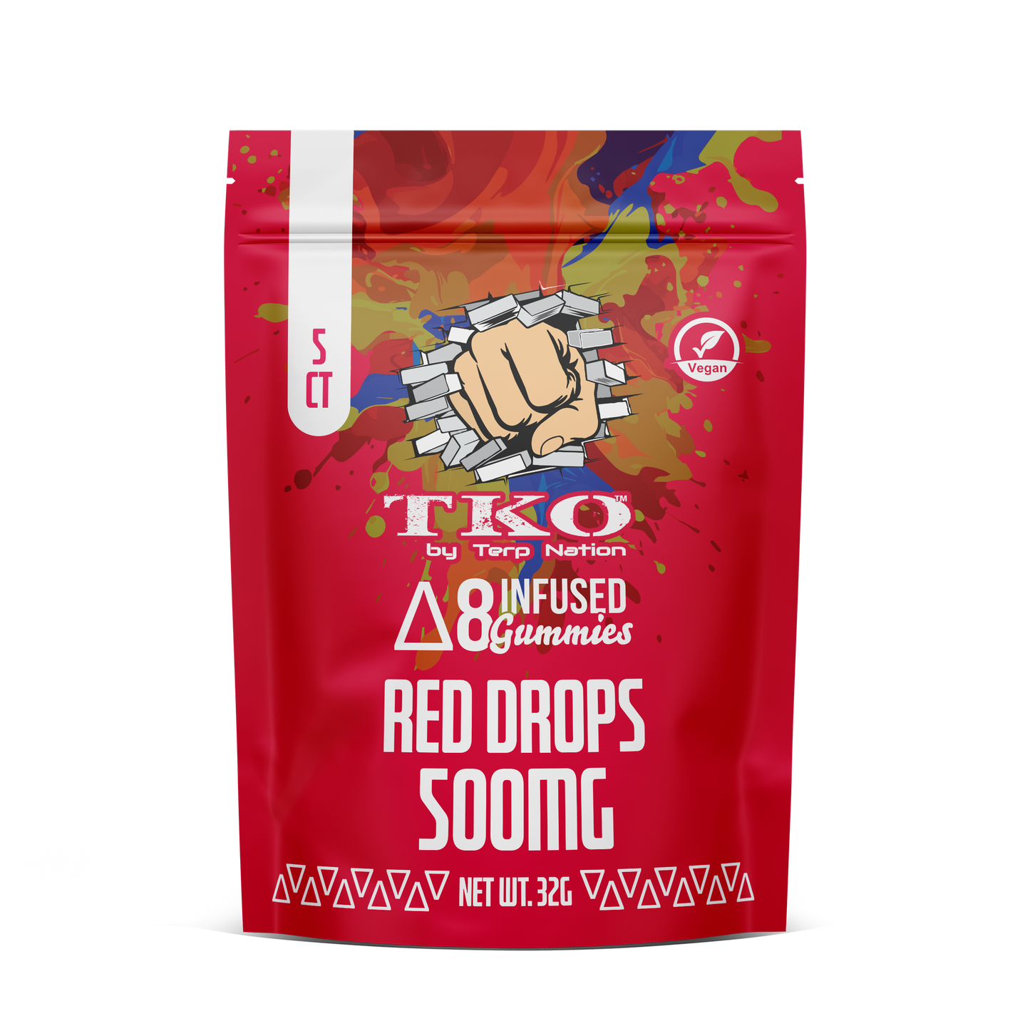 TKO Delta 8 Infused THC Gummies I 500mg