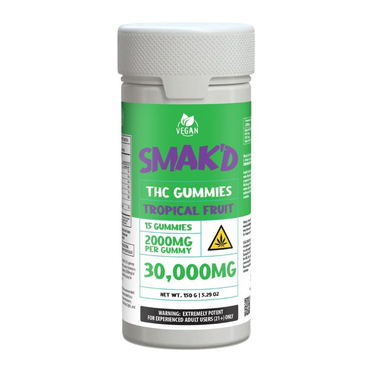 Smak'd THC Gummies 30000mg (15PCS/1000MG)
