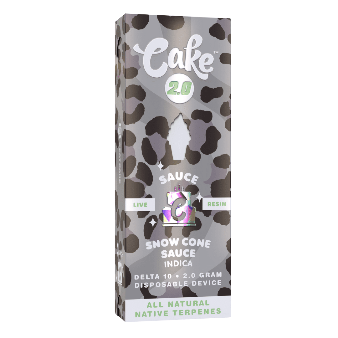 Cake Animal Print Live Resin Delta -10 THC Disposable Vape | 2G