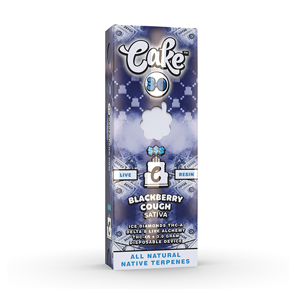 Cake $$$ Live Resin THC Disposable Vape Pen | 3G