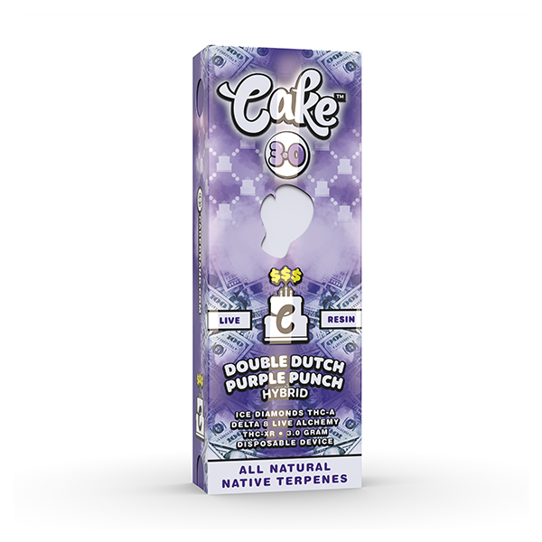 Cake $$$ Live Resin THC Disposable Vape Pen | 3G