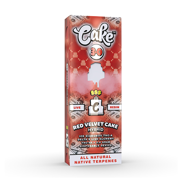 Cake $$$ Live Resin THC Disposable Vape Pen | 3G