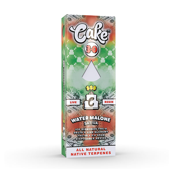 Cake $$$ Live Resin THC Disposable Vape Pen | 3G