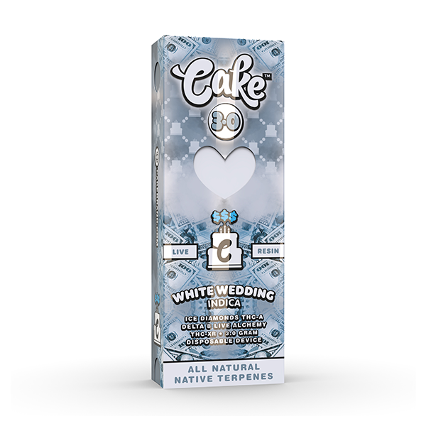 Cake $$$ Live Resin THC Disposable Vape Pen | 3G