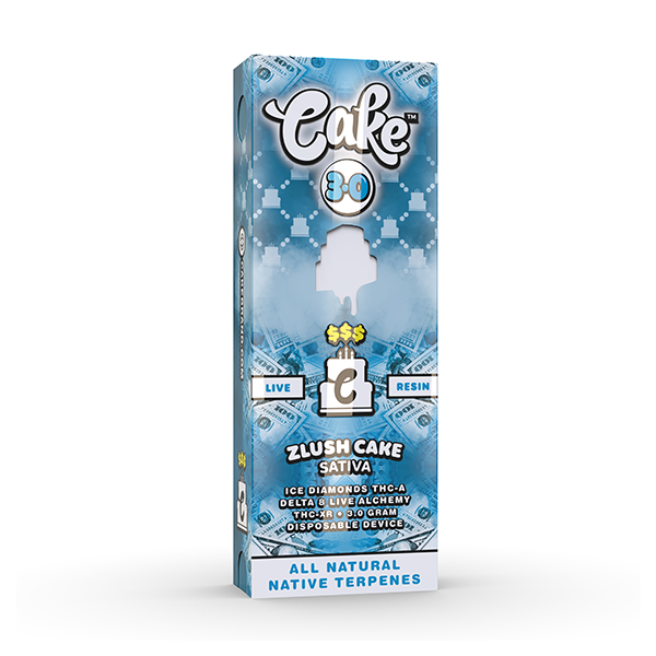 Cake $$$ Live Resin THC Disposable Vape Pen | 3G