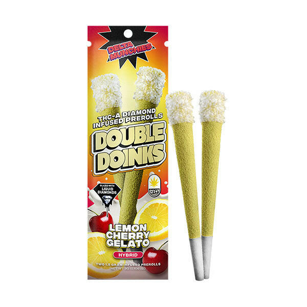 Delta Munchies THC-A Double Doinks | 2 Pack