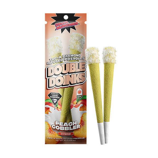 Delta Munchies THC-A Double Doinks | 2 Pack
