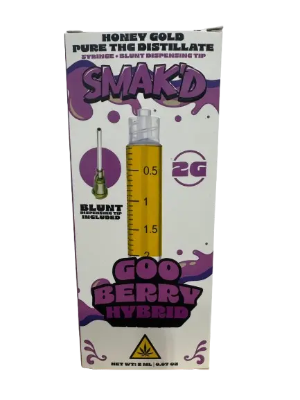 Smakd Honey Gold THC Pure Distillate Syringes 2g