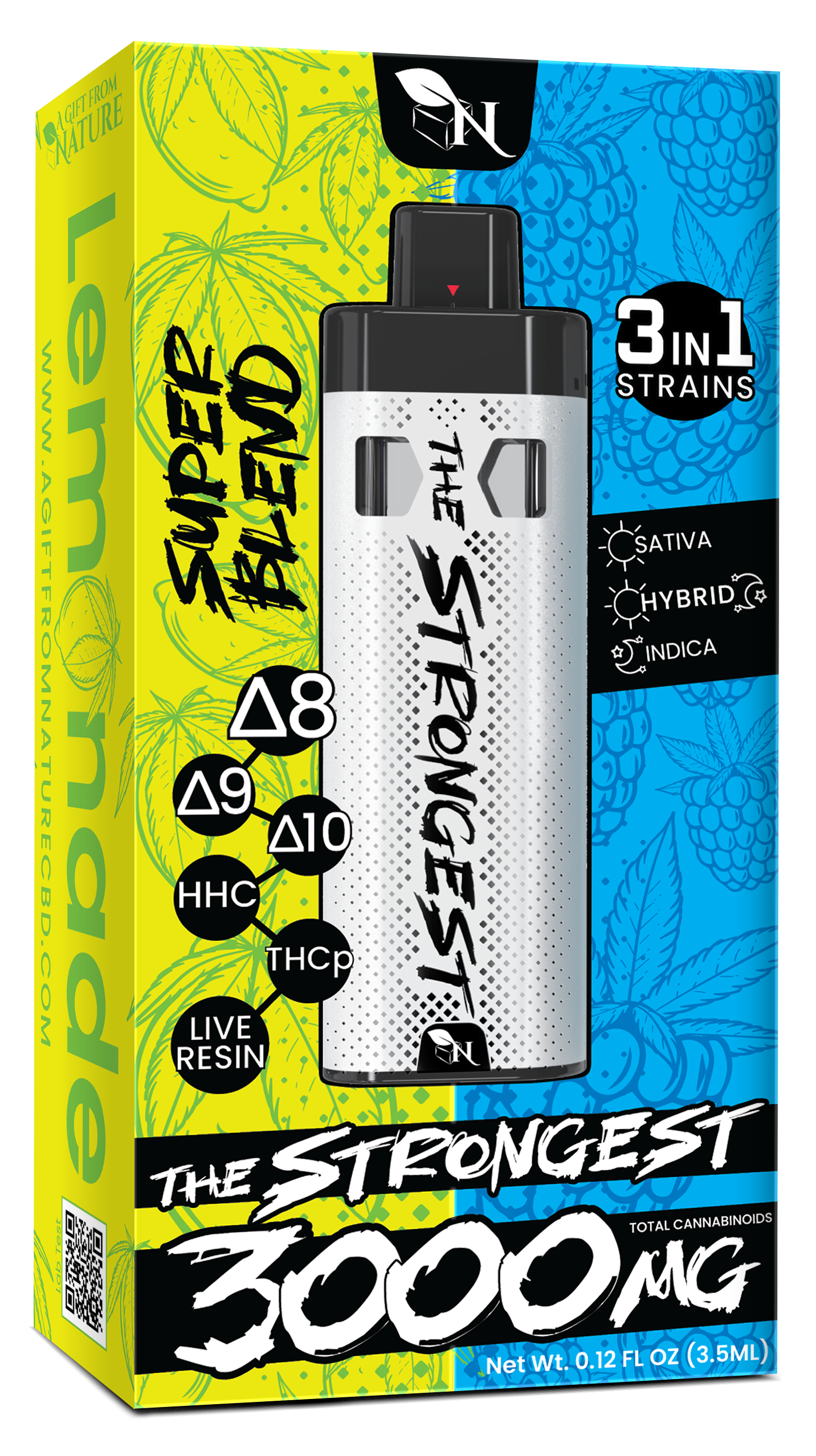 AGFN - The Strongest Super Blend THC Disposable I 3ML