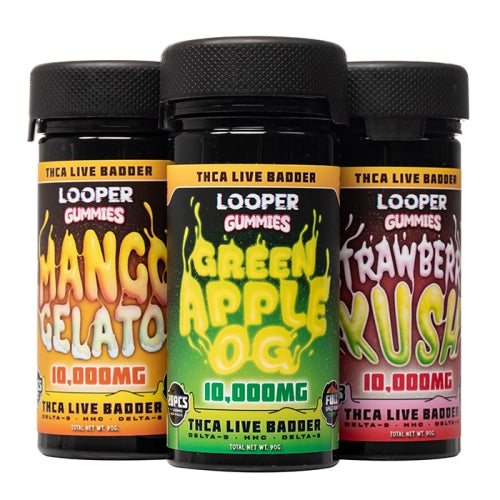 Looper THC-A Live Badder Gummies I 10000mg