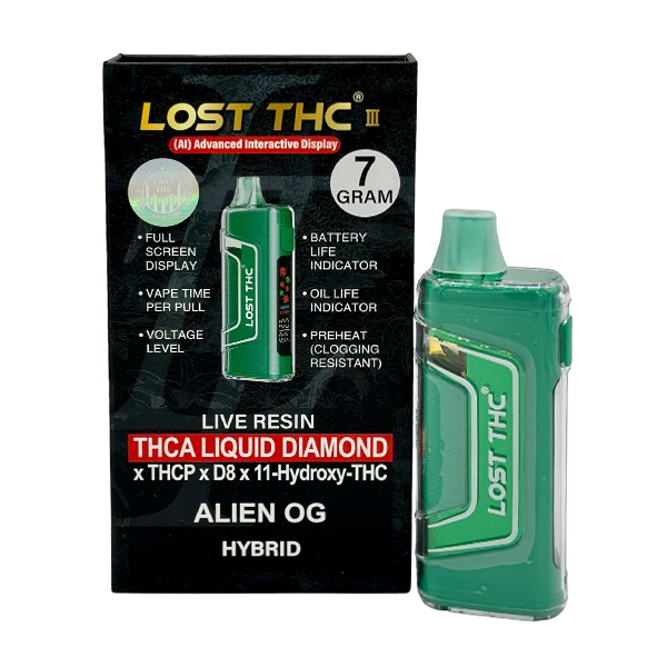 Lost THC Liquid Diamond THCa 7G Disposable Vape
