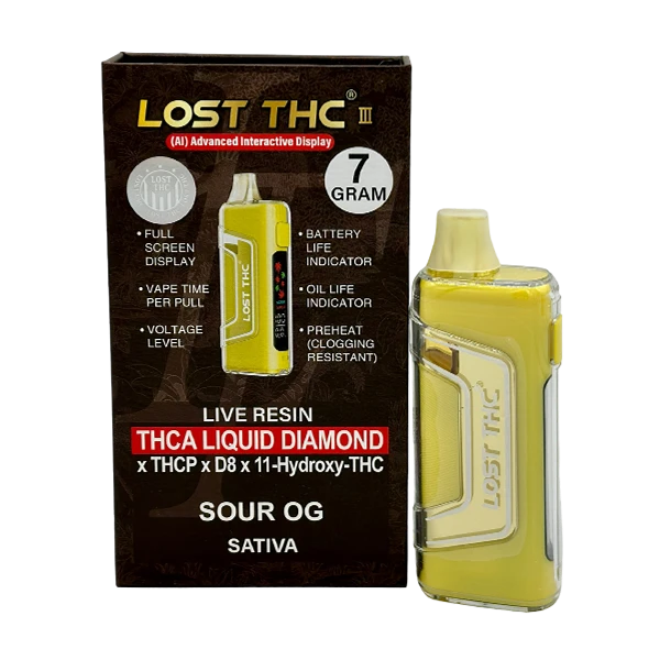 Lost THC Liquid Diamond THCa 7G Disposable Vape
