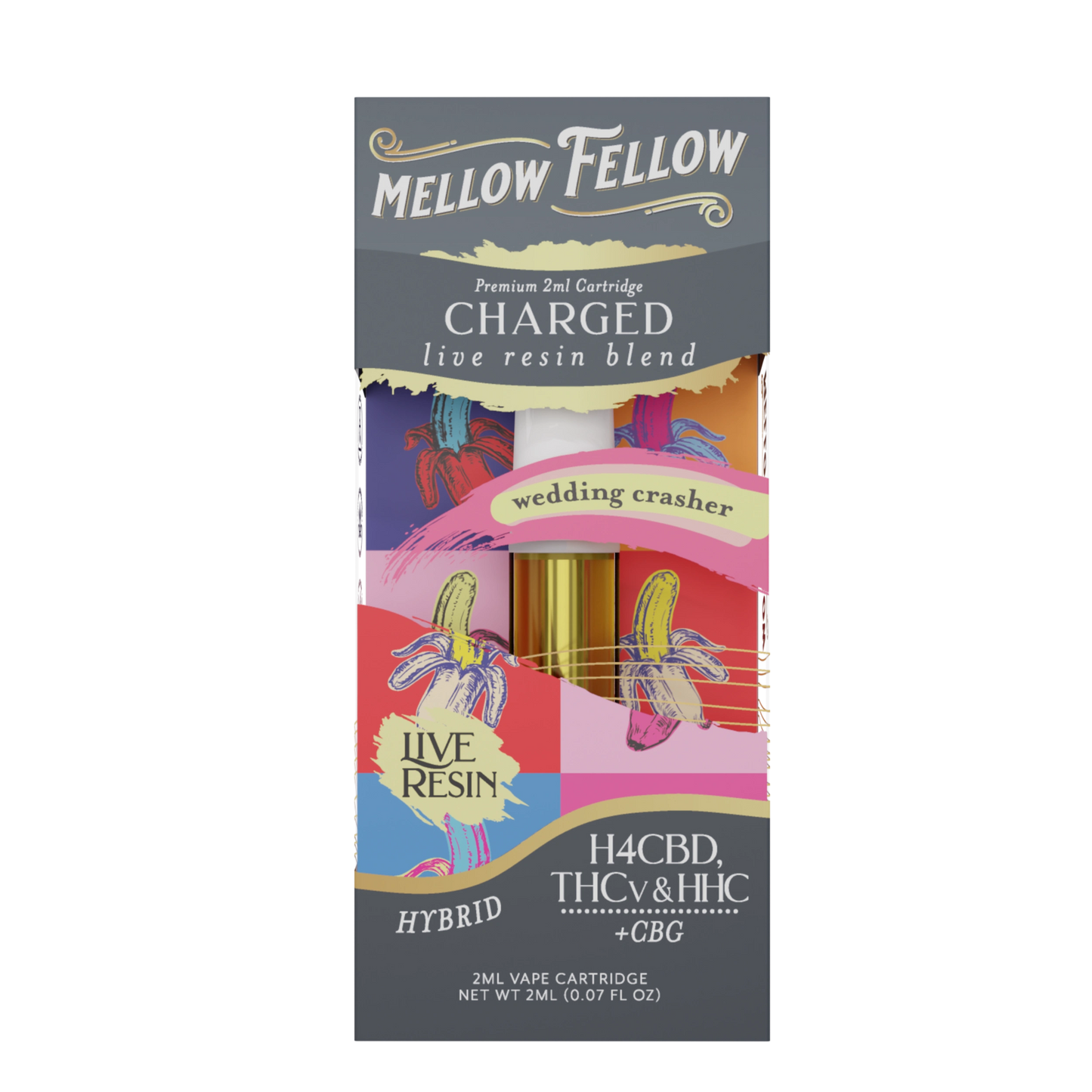 Mellow Fellow Live Resin Premium Blend Vape Cartridges I 2ML