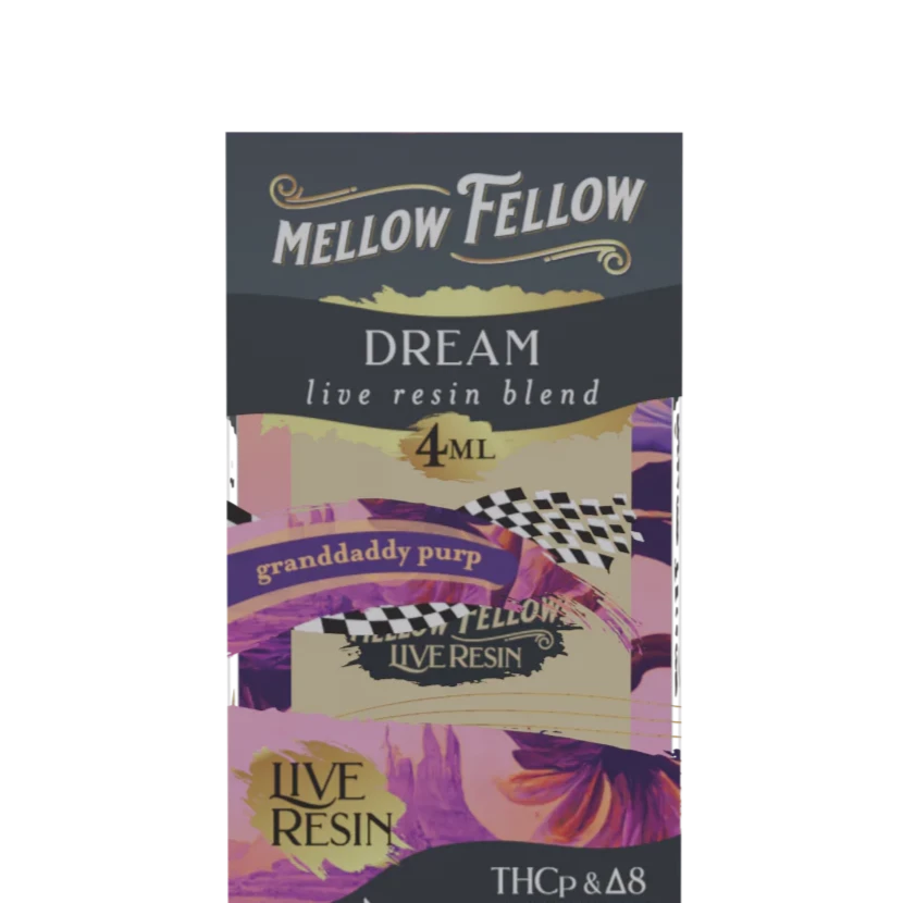 Mellow Fellow LIVE RESIN Premium Blend Disposable Vape Device I 4ML