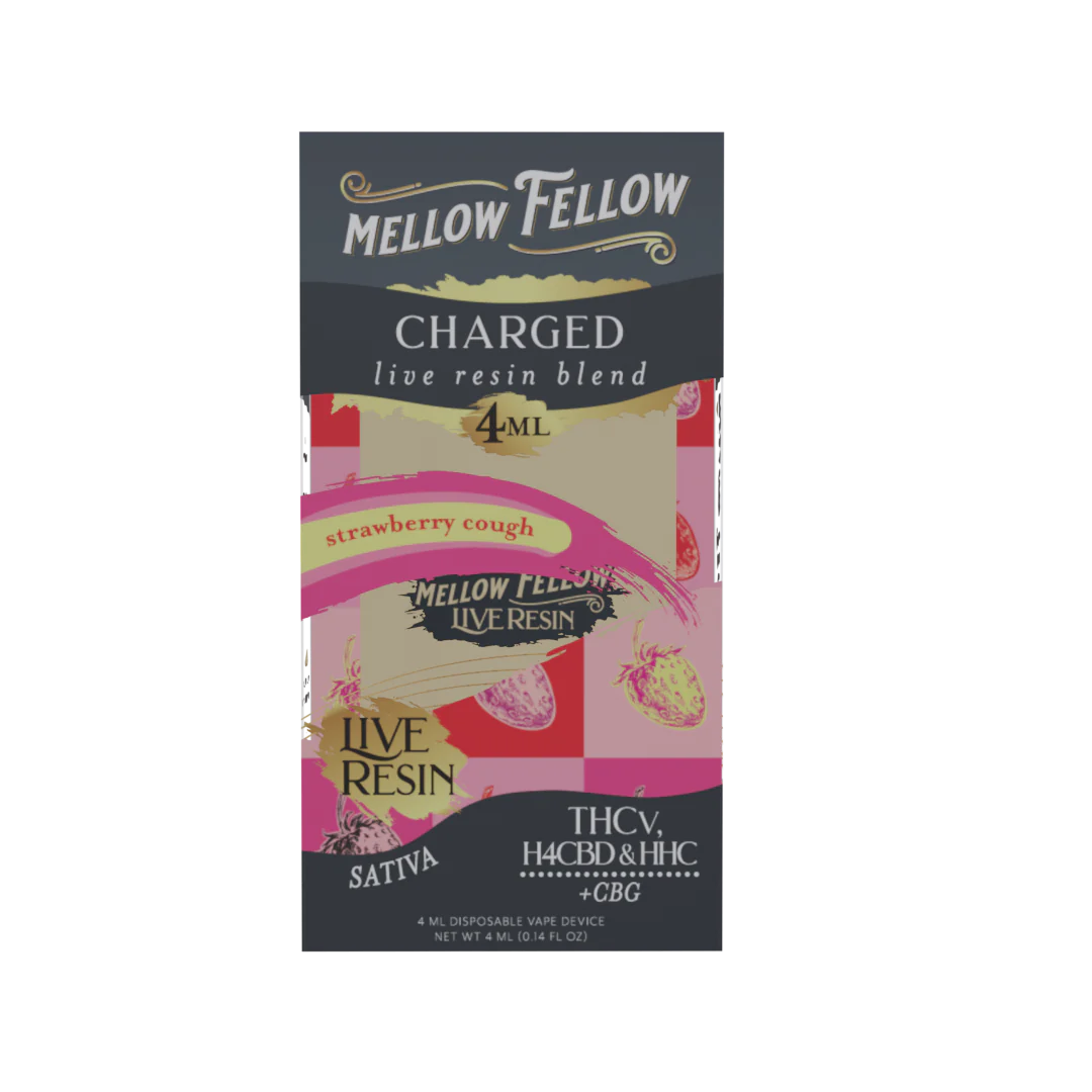 Mellow Fellow LIVE RESIN Premium Blend Disposable Vape Device I 4ML