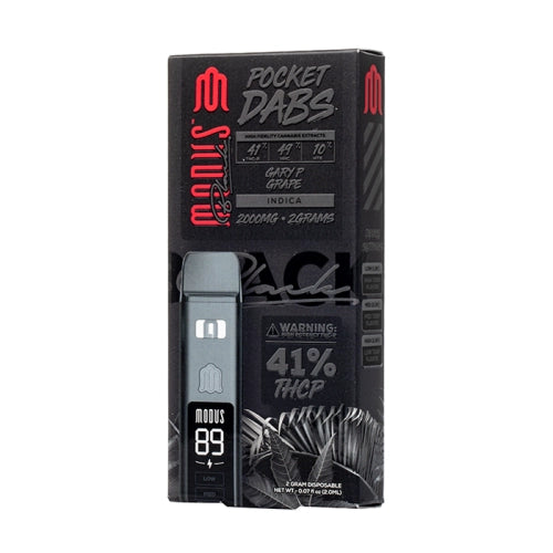 Modus Black Pocket Dabs Disposable 2G