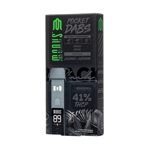 Modus Black Pocket Dabs Disposable 2G