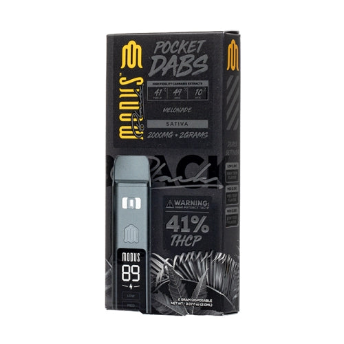 Modus Black Pocket Dabs Disposable 2G