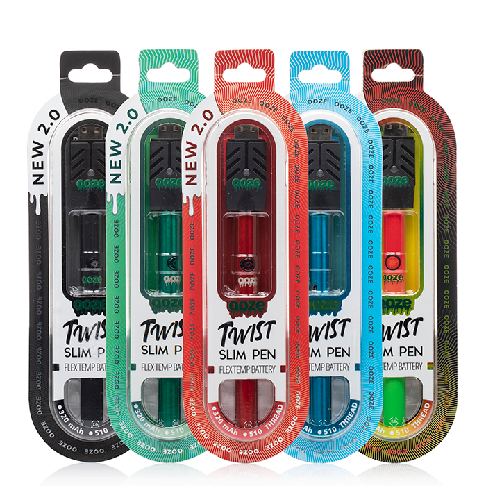Ooze Pen Blinks When Cartridge Is In OOZE SLIM TWIST PEN 2.0 FLEX TEMP VAPE CARTRIDGE BATTERY – S.GEM