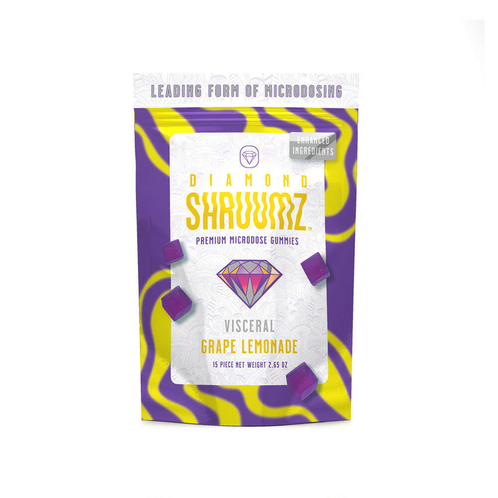 Diamond Shruumz Premium Microdose Psychedelic Gummies | 15 Piece