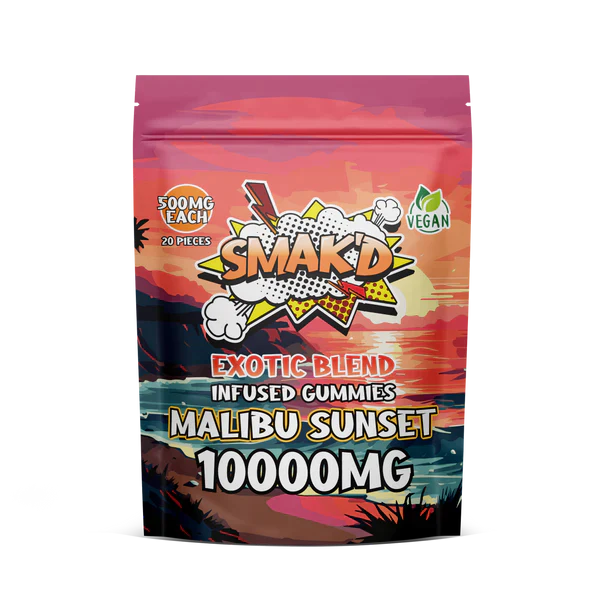 Smak'd Exotic Blend THC Infused Gummies I 10,000mg