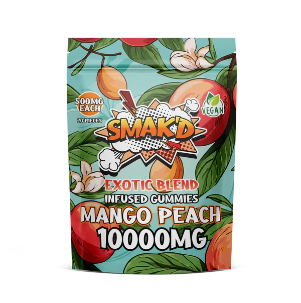 Smak'd Exotic Blend THC Infused Gummies I 10,000mg